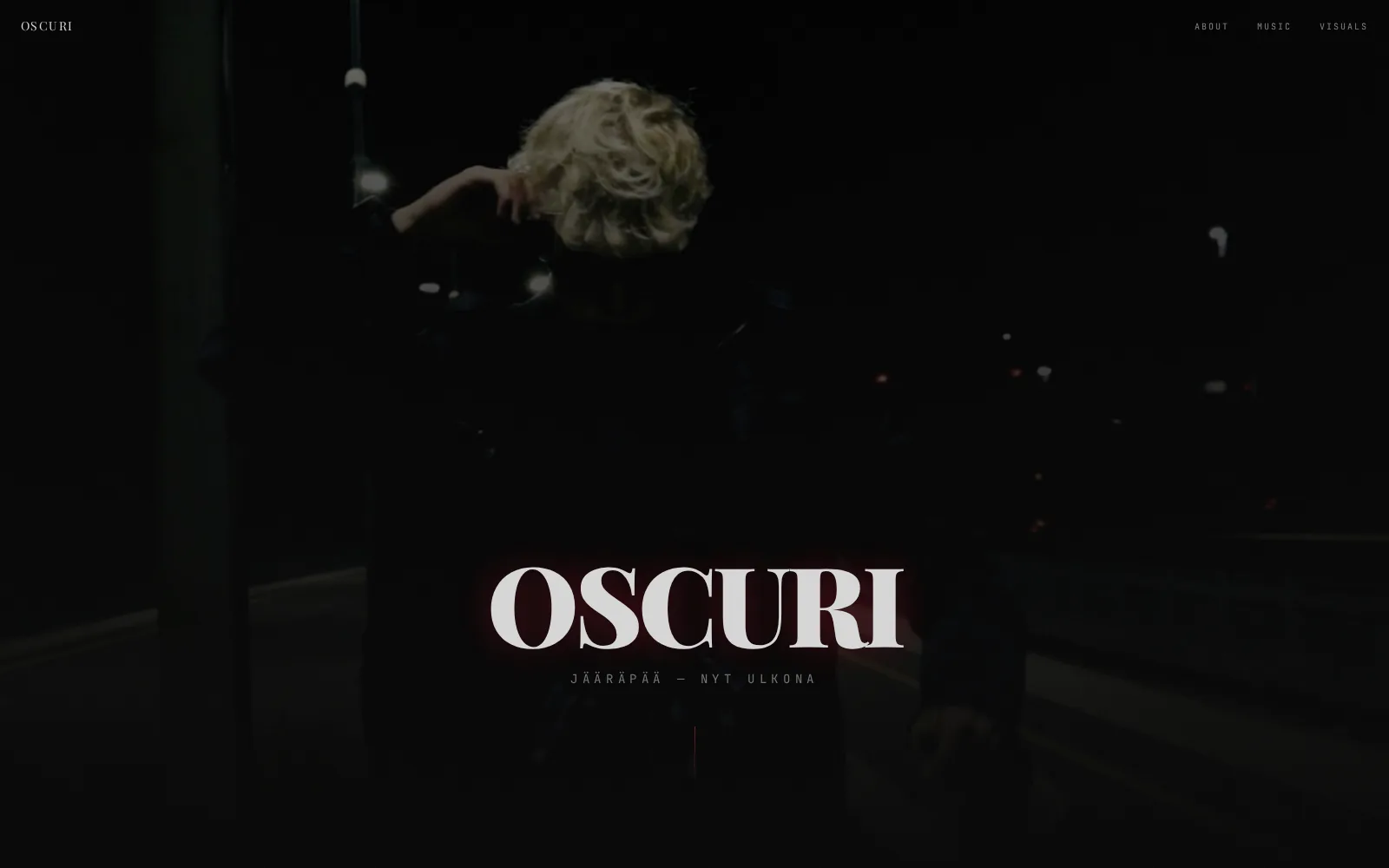 Oscuri-sivun kuvakaappaus